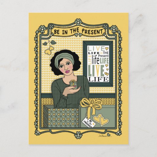 Present_C_ポストカードに入っている ポストカード (正面)