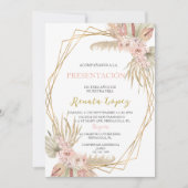 Presentación de tres años 招待状 (正面)