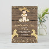 Presentación de tres años invitación niño Birthday 招待状 (スタンド正面)