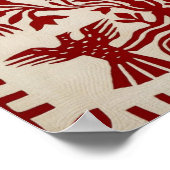 Presentation quilt from Oahu, c. 1855-1887 ポスター (角)