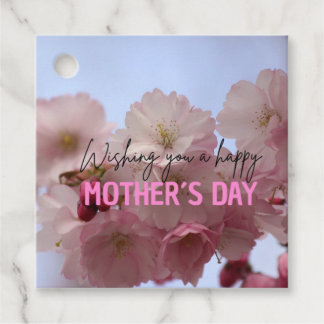 Presentetikett att sätta på paket eller blombukett フェイバータグ