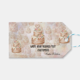 Presentetikett Cake Sticker-Personalized etikett ギフトタグ