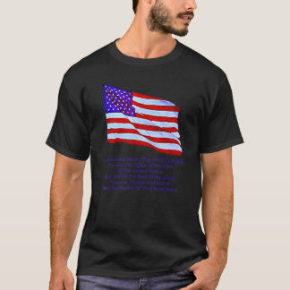 Preserve Protect And Defend Oath Us Flag Waving Tシャツ