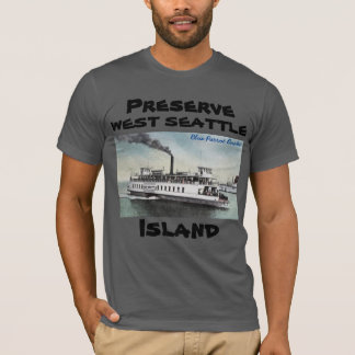 Preserve West Seattle Island T-Shirtフェリー Tシャツ
