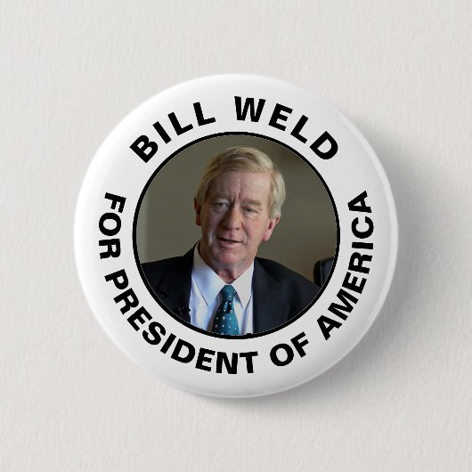 Presiden 2020年のためのビルの溶接 缶バッジ (正面)