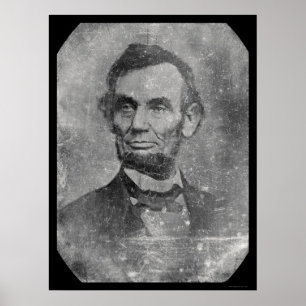 President Abraham Lincoln Daguerreotype 1864 ポスター