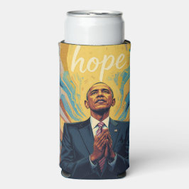 President Barack Obama and the Message of Hope  スリム缶クーラー
