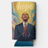 President Barack Obama and the Message of Hope  スリム缶クーラー (裏面)