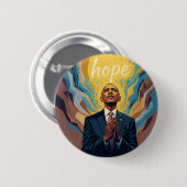 President Barack Obama and the Message of Hope 缶バッジ (正面&裏面)