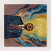 President Barack Obama and the Message of Hope Met ジグソーパズル (横)