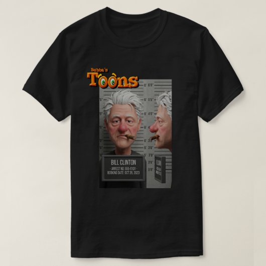 PRESIDENT BILL CLINTON Tシャツ (デザイン正面)