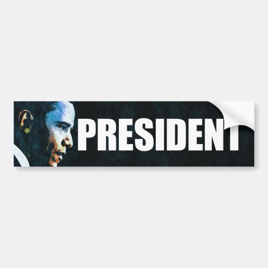 president_bumper_sticker バンパーステッカー (正面)