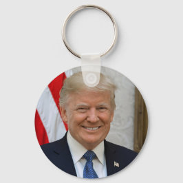 President Donald Trump 2017 Official Portrait キーホルダー