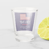 PRESIDENT DONALD TRUMP BEST PRESIDENT EVER  ショットグラス (裏面)
