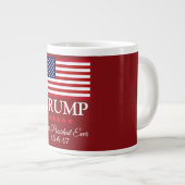 PRESIDENT DONALD TRUMP BEST PRESIDENT EVER  ジャンボコーヒーマグカップ (正面右)