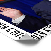 President Donald Trump "Bigly" Frame Poster ポスター (角)