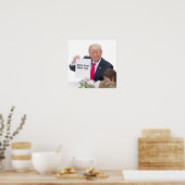 President Donald Trump - Write Your Own Text ポスター (キッチン)