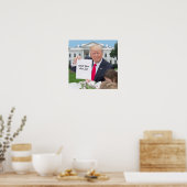 President Donald Trump - Write Your Own Text ポスター (キッチン)