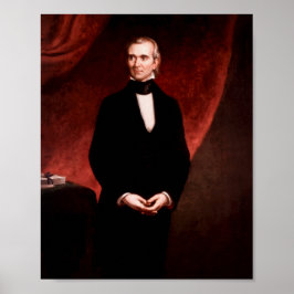 President James K. Polk Portrait ポスター
