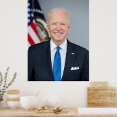 President Joe Biden Official 2021 Portrait Large ポスター (キッチン)