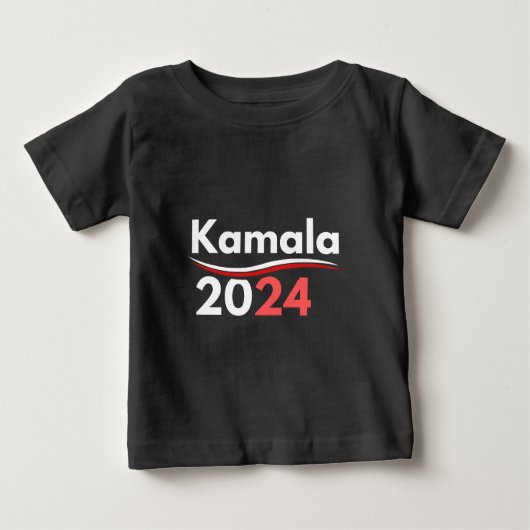 president kamala harris, president harris ベビーTシャツ (正面)