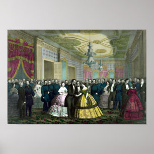 President Lincoln's Last Reception ポスター