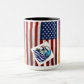 PRESIDENT OF THE AMERICA マグカップ (中央)