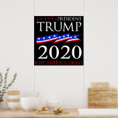 President Trump 2020 ポスター (キッチン)