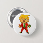 President Trump Pin Funny Trump Invest Trump Meme 缶バッジ (正面&裏面)