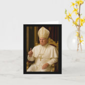 President Trump Pope 2025 カード (黄色い花)