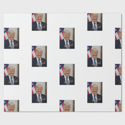 PRESIDENT TRUMP  WRAPPING PAPER ラッピングペーパー (フラット)