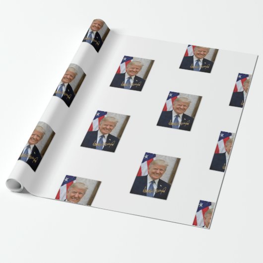PRESIDENT TRUMP  WRAPPING PAPER ラッピングペーパー (アンロールド)