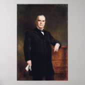 President William McKinley by August Benziger 1897 ポスター (正面)