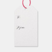 Presidental Gift Tag ギフトタグ (裏面)