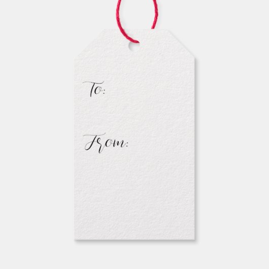 Presidental Gift Tag ギフトタグ (裏面)