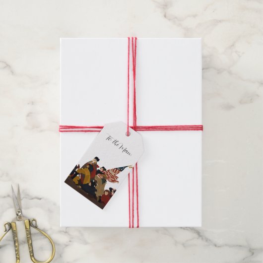 Presidental Gift Tag ギフトタグ (より糸付き)