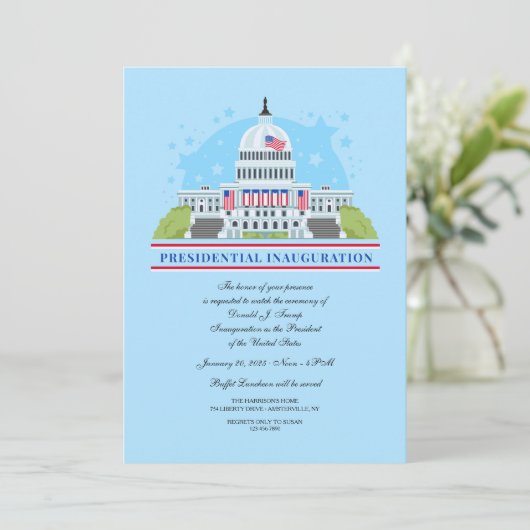 Presidential Inauguration Party 招待状 (スタンド正面)