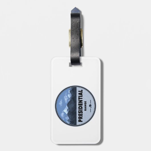 Presidential Range New Hampshire Camping ラゲッジタグ (裏面縦)