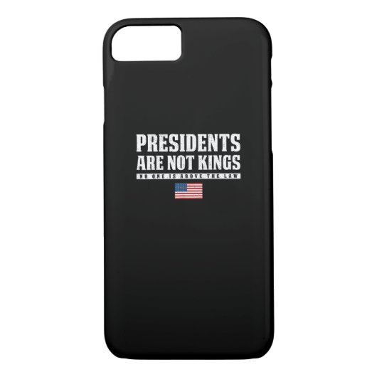 Presidents Are Not Kings USA Flag No Kings In Amer Case-Mate iPhoneケース (裏面)