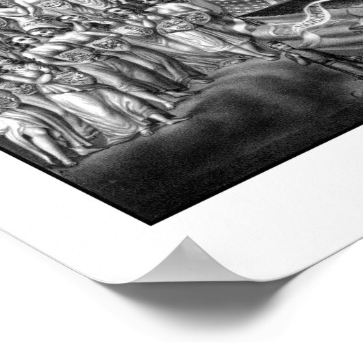 Presidents Washington and Jackson ポスター (角)