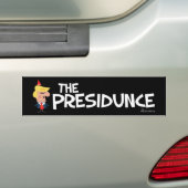Presidunceの反切札のバンパーステッカー バンパーステッカー (車上)