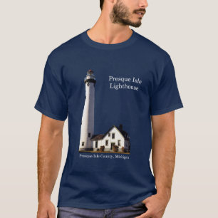 Presqueの島の灯台ワイシャツの暗闇 Tシャツ