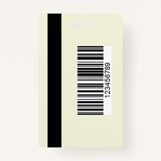 Press ID Card with Photo and QR Code Safe Access バッジ (裏面)