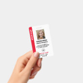 PRESS PASS Photo I.D. Badge バッジ (手持ち)