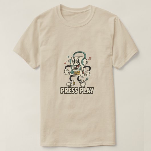 Press Play Tシャツ (デザイン正面)