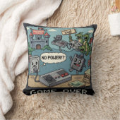 Press Start for Nostalgia! (And a Few Laughs) クッション (ブランケット)