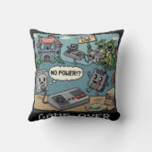 Press Start for Nostalgia! (And a Few Laughs) クッション (裏面)