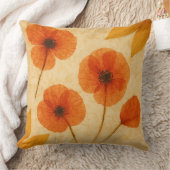 Pressed Flower Herbarium Decorative Throw Pillow クッション (ブランケット)