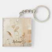 Pressed Flowers and Grass キーホルダー (裏面)