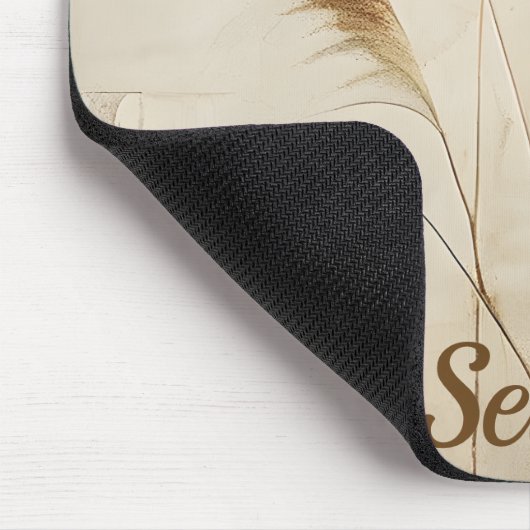 Pressed Flowers and Grass Mouse Pad マウスパッド (コーナー)